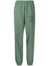 7 Days Active Logo-print Track Pants In Green