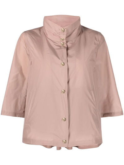 Herno Three-quarter Sleeve Jacket In Pink