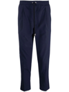 Moncler Logo Jogging Trousers In Blue