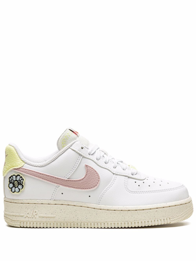 Nike Air Force 1 Low Next Natu "flower Power" Sneakers In White