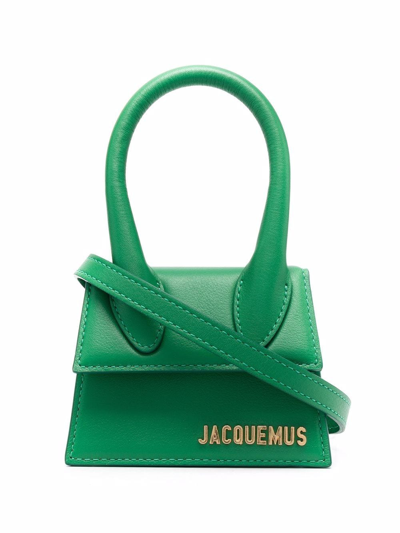 Jacquemus Green Le Grand Chiquito Leather Tote Bag