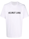 Helmut Lang Logo Print Short-sleeve T-shirt In White