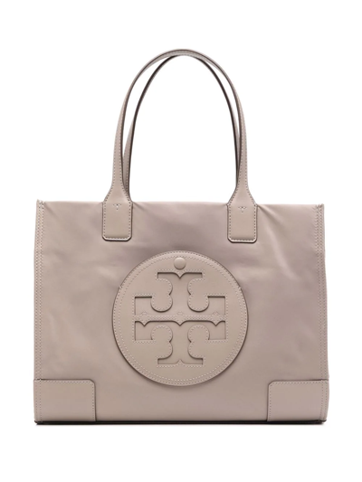 Tory Burch Small Ella Tote Bag In Grey