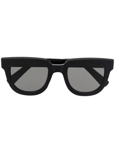 Retrosuperfuture Square Tinted Sunglasses In Black