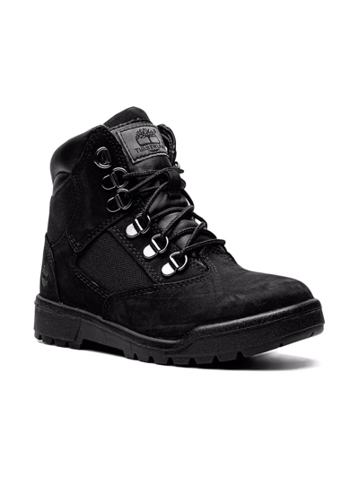 Timberland Kids' 6-inch Field Boots In Black