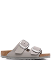 Birkenstock Women's Arizona Big Buckle Slide Sandals In Grey