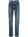 ZADIG & VOLTAIRE STONEWASHED STRAIGHT-LEG JEANS
