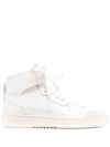 Axel Arigato Dice Round Head High Top Casual Shoes In White