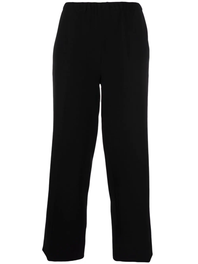 Antonelli High-rise Wide-leg Trousers In 黑色