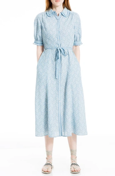 MAX STUDIO MAX STUDIO COLLARED SHIRT DRESS 