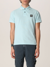 Stone Island Polo Shirt In Stretch Pique Cotton