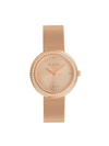 Versus Women's 35mm Rose Goldtone Stainless Steel & Crystal Bracelet Watch In Rose