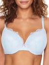 Maidenform Love The Lift Plunge Push-up Bra In Blue Whimsy,lilac
