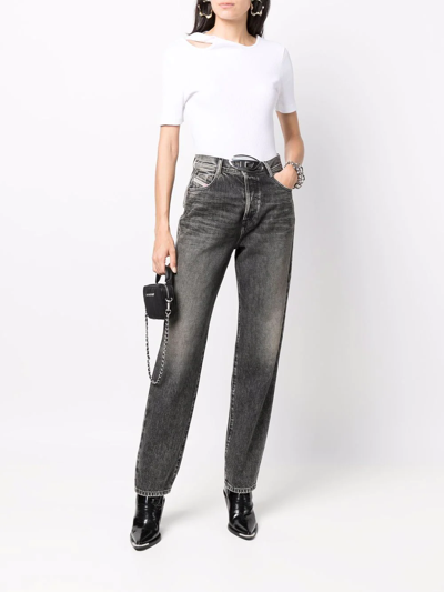 Diesel 1956 Straight-leg Jeans In Grey