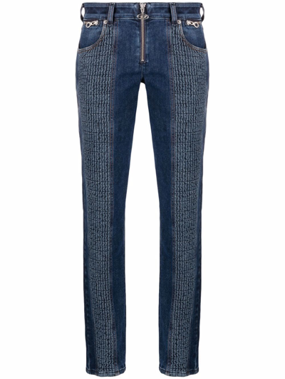 Diesel Skinny-cut D-vision Jeans In Blue