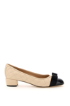 FERRAGAMO QUILTED VARA PUMPS