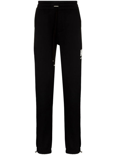 Amiri Logo-print Track Pants In Black