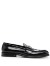 DSQUARED2 HIGH-SHINE PENNY LOAFERS