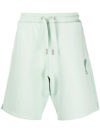 Ami Alexandre Mattiussi Aqua Green Ami De Coeur Bermuda In Green