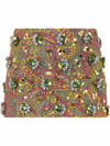 Dolce & Gabbana Crystal-embellished Mini Skirt In Green