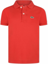 LACOSTE EMBROIDERED LOGO COTTON POLO SHIRT