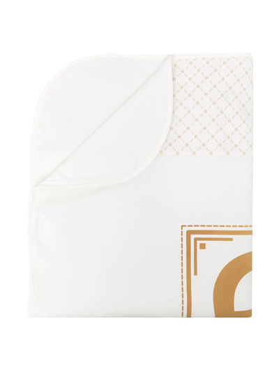 Aigner Logo-print Blanket In White