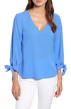 CECE TIE SLEEVE TOP