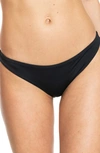 Roxy Sd Beach Classics Moderate Bikini Bottoms In Anthracite