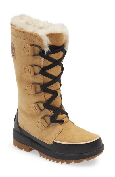 Sorel Tivoli Iv Waterproof Tall Winter Boot In Curry