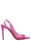 Alexandre Vauthier Woman Sandals Fuchsia Size 7 Plastic In Pink