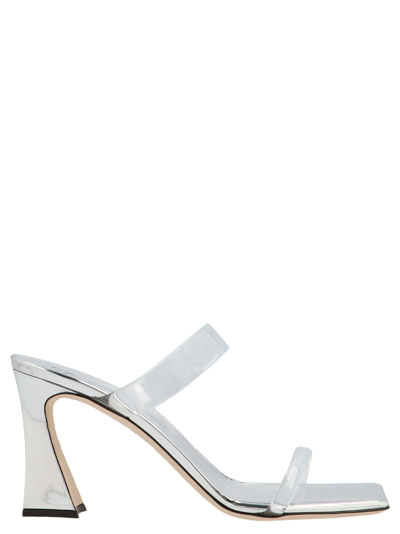 Giuseppe Zanotti Flaminia 85mm Double-strap Mules In White