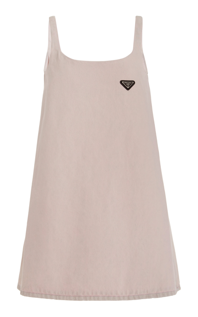 Prada A-line Denim Dress - Atterley In Pink