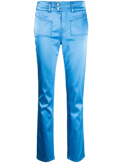 Diesel P-eder Slim-cut Trousers In Blue