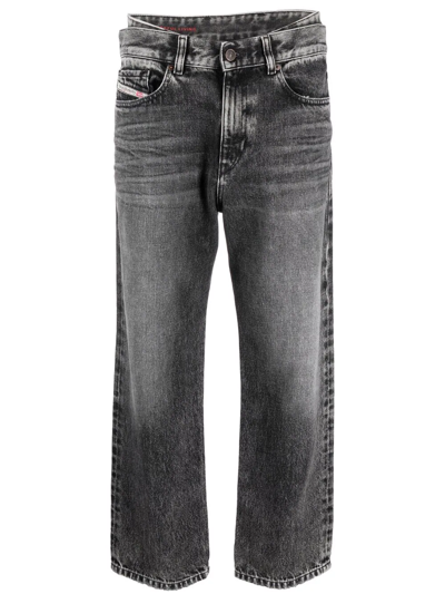 Diesel Boyfriend Stonewash Jeans In Grey