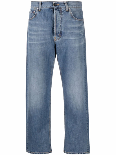 Nick Fouquet Straight-leg Cropped Jeans In Blue