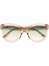 Tom Ford Wayfarer-frame Sunglasses In Brown