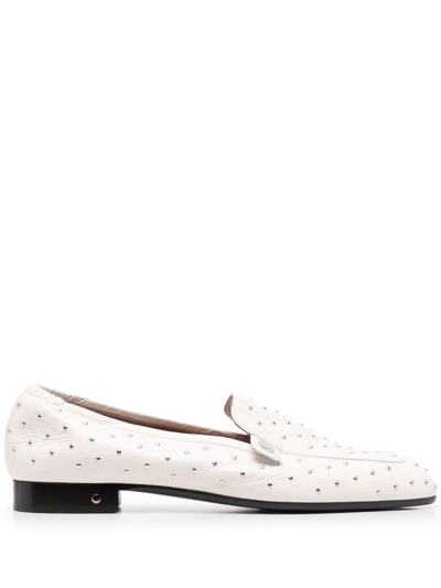 Laurence Dacade Angela Leather Loafers In White