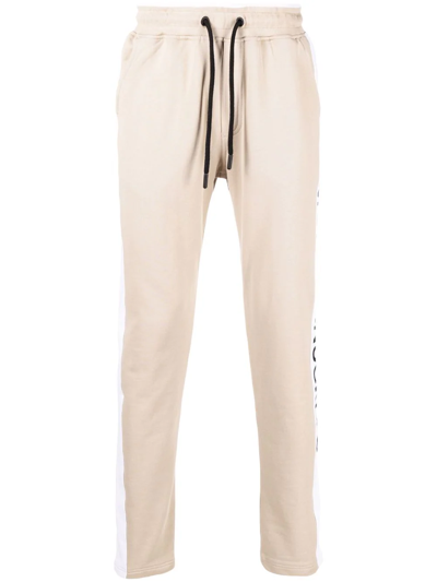 Moose Knuckles Logo-tape Track Pants In Neutrals