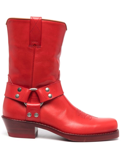 Buttero Western-style Boots In Fiesta-pe-mai