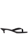 Totême Toteme Women Flip Flop Kitten Heels In Black