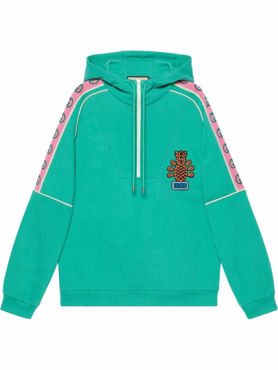 Gucci Cotton Jersey Pineapple Hoodie In Green ModeSens