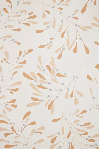 Susan Hable For Soicher Marin Branches Wallpaper In Orange