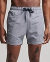 Superdry Men's Studios Swim Shorts Navy / Eclipse Navy Seersucker