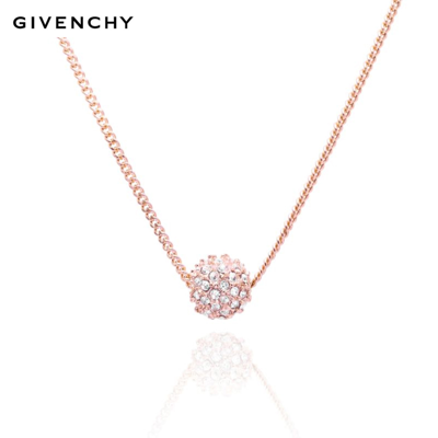 Givenchy 【国内现货 6期免息】/纪梵希 时尚密镶转运珠女士项链 In Pink