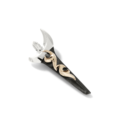 John Hardy Keris Dagger Amulet In Silver & Gold