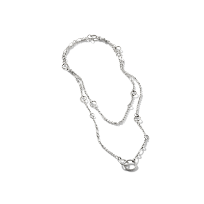 John Hardy Palu Sautoir Necklace In Silver