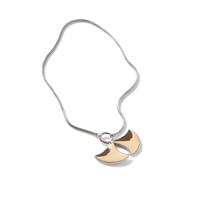 John Hardy Taka Amulet Keyring Necklace In Multicolor