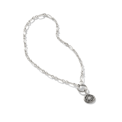 John Hardy Padma Amulet Keyring Necklace In Multicolor