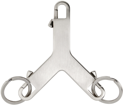 Rick Owens Silver Cerberus Keychain