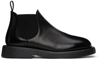 Marsèll Man Ankle Boots Black Size 9 Calfskin In Black